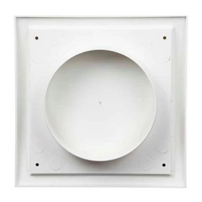 Περσίδα εξαερισμού Europlast ND12FV 190x190mm Ø125mm λευκή πλαστική