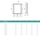 Πορτάκι πρόσβασης Europlast PL2025 200x250mm λευκό πλαστικό
