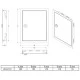 Πορτάκι πρόσβασης Europlast RLMA1515 150x150mm λευκό μεταλλικό με κλειδαριά Πορτάκι πρόσβασης Europlast RLMA1515 150x150mm λευκό μεταλλικό με κλειδαριά