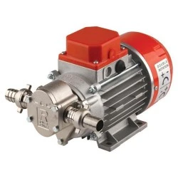 Ηλεκτραντλία ανοξείδωτη γραναζωτή ROVER NOVAX G-20 0,6Hp κατάλληλη για μεταφορά λαδιού έως SAE-30