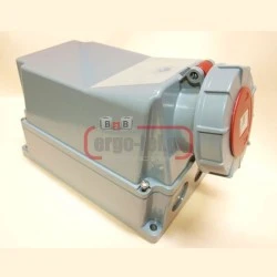 Βιομηχανικός ρευματοδότης τοίχου 5x125Α 3P+N+E (θηλυκό) τριφασικός 400V με IP67 PCE 145-6