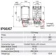 Βιομηχανικός ρευματολήπτης τοίχου PCE 545-6 5x125A (αρσενικό) τριφασικός 400V με IP67 Βιομηχανικός ρευματολήπτης τοίχου PCE 545-6 5x125A (αρσενικό) τριφασικός 400V με IP67