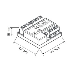 Διακλαδωτήρας URMET 1083/55 για συστήματα 2Voice με προστασία από βραχυκύκλωμα εξόδου