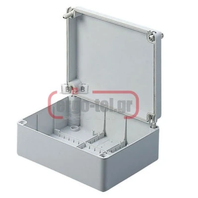 Κουτί χειρισμού εξωτερικό Marlanvil 005PL 100X100X50mm με αδιαφανές καπάκι στεγανό IP66 τετράγωνο