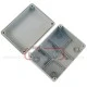 Κουτί χειρισμού εξωτερικό MARLANVIL 008PL 150x110x70mm με αδιαφανές καπάκι στεγανό IP66