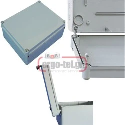 Κουτί χειρισμού εξωτερικό MARLANVIL 012A.PL 300x220x120mm με αδιαφανές καπάκι στεγανό IP66