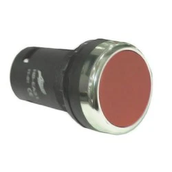 Μπουτόν πόρτας πίνακος 230V Φ22 Stop κόκκινο