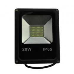 Προβολέας LED 20W 12VDC αλουμινίου 6000K ψυχρό λευκό φως αδιάβροχος IP65 2000lm δέσμης 120°