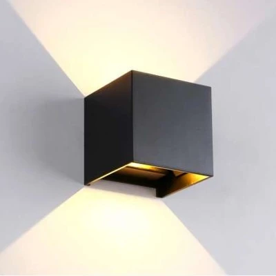 Φωτιστικό Τοίχου LED 5W 450LM IP20 με θερμό φως 3000K σε μαύρο χρώμα