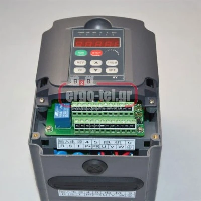 Ρυθμιστής στροφών (INVERTER) DELTA VFD004EL21A είσοδος 1x230V & έξοδος 3x380V 0,4Kw 0,5HP 2,5A