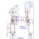 Διακόπτης τέρματος LL8XCK-P149 πλαστική σειρά LL8XCK IP65 LONGJING