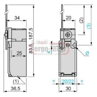 Διακόπτης τέρματος LL8XCK-P155 πλαστική σειρά LL8XCK IP65 LONGJING Διακόπτης τέρματος LL8XCK-P155 πλαστική σειρά LL8XCK IP65 LONGJING