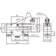 Διακόπτης τέρματος ΜΙΝΙ σειρά TM2 IP40 TM-1703