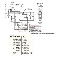 Διακόπτης τέρματος μιρκό V-156 σειρά V IP40 LONGJING