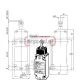 Διακόπτης τέρματος D4B-1171N μεταλλική σειρά D4B IP65 LONGJING