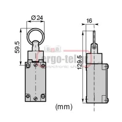 Διακόπτης τέρματος μεταλλικός IP65 PS31L-PS11N6-M00 LONGJING