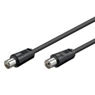 Καλώδιο κεραίας αρσενικό σε θηλυκό GOOBAY 11509 <70dB CCS 0.5m μαύρο