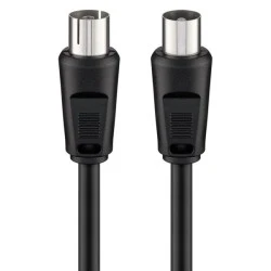 Καλώδιο κεραίας αρσενικό σε θηλυκό GOOBAY 11509 <70dB CCS 0.5m μαύρο