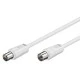 Καλώδιο κεραίας αρσενικό σε θηλυκό GOOBAY 11510 <70dB CCS λευκό μήκους 1.5m Καλώδιο κεραίας αρσενικό σε θηλυκό GOOBAY 11510 <70dB CCS λευκό μήκους 1.5m