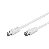 Καλώδιο κεραίας GOOBAY 11514 αρσενικό σε θηλυκό <70 dB CCS μήκους 10m λευκό