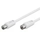 Καλώδιο κεραίας αρσενικό σε θηλυκό GOOBAY 11515 <70dB CCS μήκους 15m λευκό Καλώδιο κεραίας αρσενικό σε θηλυκό GOOBAY 11515 <70dB CCS μήκους 15m λευκό