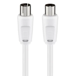 Καλώδιο κεραίας αρσενικό σε θηλυκό GOOBAY 11515 <70dB CCS μήκους 15m λευκό