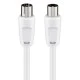 Καλώδιο κεραίας αρσενικό σε θηλυκό GOOBAY 11515 <70dB CCS μήκους 15m λευκό Καλώδιο κεραίας αρσενικό σε θηλυκό GOOBAY 11515 <70dB CCS μήκους 15m λευκό