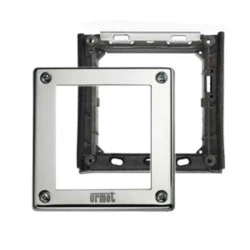 Πλαίσιο 1 θέσης URMET 1158/61 για μπουτονιέρα Sinthesi Steel 119 x 125 mm