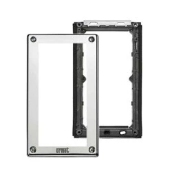 Πλαίσιο 2 θέσεων URMET 1158/62 για μπουτονιέρα Sinthesi Steel 209 x 125 mm Πλαίσιο 2 θέσεων URMET 1158/62 για μπουτονιέρα Sinthesi Steel 209 x 125 mm