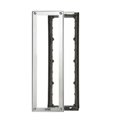 Πλαίσιο 4 θέσεων URMET 1158/64 για μπουτονιέρα Sinthesi Steel 389 x 125 mm