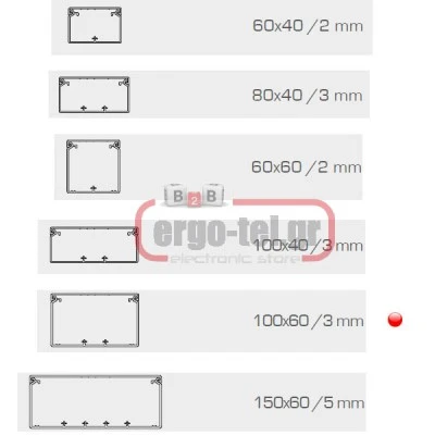 Κανάλι λευκό κλειστό ARNOCANALI K60100.3 βάση 100mm ύψος 60mm για εσωτερικές εγκαταστάσεις