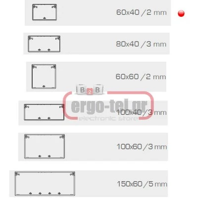 Κανάλι λευκό κλειστό ARNOCANALI K4060.3 βάση 60mm ύψος 40mm μήκος 2m για εσωτερικές εγκαταστάσεις