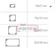 Κανάλι αυτοκόλλητο MINI LCR0712.3 αναδιπλωμένο σε ρολό 20m διαστάσεις 12X7mm λευκό ARNOCANALI