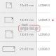 Κανάλι αυτοκόλλητο MINI LCD94.3 ηλεκτρολογικών εγκαταστάσεων διαστάσεις 15X10 λευκό ARNOCANALI