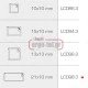 Κανάλι αυτοκόλλητο MINI LCD98.3 ηλεκτρολογικών εγκαταστάσεων διαστάσεις 21X10 λευκό ARNOCANALI