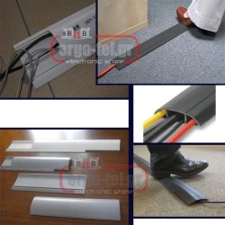 Κανάλι δαπέδου 2 δρόμων γκρι KP1031.1 βάση 35mm ύψος 10mm μήκος 2m ARNOCANALI