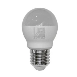 Λάμπα led G45 σφαιρική Ε27 ισχύος 7W 230V 3000k λευκό θερμό φως 700lm δέσμης 180° με ματ κάλυμμα