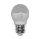 Λάμπα led G45 σφαιρική Ε27 ισχύος 7W 230V 3000k λευκό θερμό φως 700lm δέσμης 180° με ματ κάλυμμα