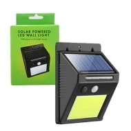 Ηλιακό φωτιστικό KSL-COB48D 48LED 150Lm με 3 επιλογές λειτουργίας & αισθητήρα κίνησης στεγανό IP65
