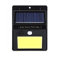 Ηλιακό φωτιστικό KSL-COB48D 48LED 150Lm με 3 επιλογές λειτουργίας & αισθητήρα κίνησης στεγανό IP65