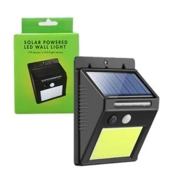 Ηλιακό φωτιστικό KSL-COB48D 48LED 150Lm με 3 επιλογές λειτουργίας & αισθητήρα κίνησης στεγανό IP65