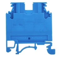 Κλέμμα ράγας ουδετέρου 6mm μπλε KUT 6 BLUE