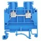 Κλέμμα ράγας ουδετέρου 10mm μπλε KUT 10 BLUE