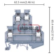 Κλέμμα διόροφη 4mm KUDD 4N