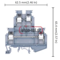 Κλέμμα διόροφη 4mm KUDD 4N