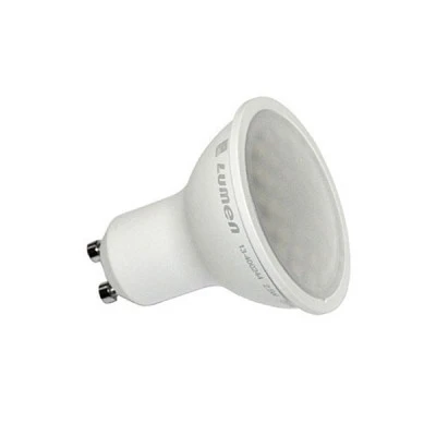 Λάμπα LED GU10 ισχύος 2.5W 230V κίτρινο φως δέσμης 105° με σώμα αλουμινίου και ματ κάλυμμα