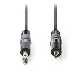 Kαλώδιο ήχου NEDIS COTH23205GY15 6.35 mm αρσενικό - 3.5 mm αρσενικό 1.50m ιδανικό για ενισχυτές κ.α.