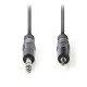 Kαλώδιο ήχου NEDIS COTH23205GY15 6.35 mm αρσενικό - 3.5 mm αρσενικό 1.50m ιδανικό για ενισχυτές κ.α.