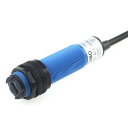 Φωτοκύτταρο Φ18 G18-3C5PC PNP 10-30V DC πλαστικό για ανίχνευση μέσω δέσμης πομπού-δέκτη