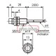Επαγωγικός διακόπτης Φ8 30mm PRT08–2DC μεταλλικός στεγανός IP67 12-24VDC με εμβέλεια 2mm Επαγωγικός διακόπτης Φ8 30mm PRT08–2DC μεταλλικός στεγανός IP67 12-24VDC με εμβέλεια 2mm